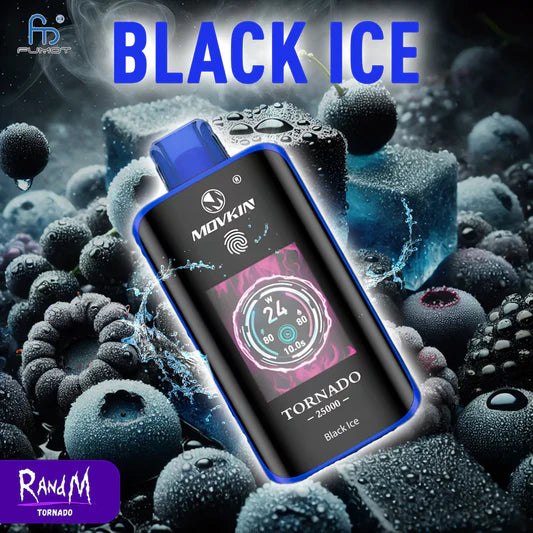 RandM Tornado 25000 Puffs Black Ice