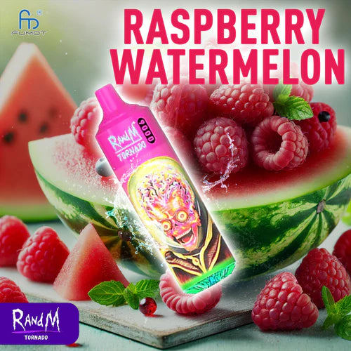RandM Tornado 9000 Puffs Raspberry Watermelon