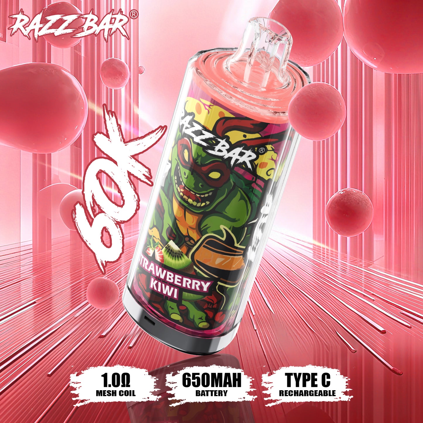 Razz Bar 60000 Crystal Vape 60K Züge