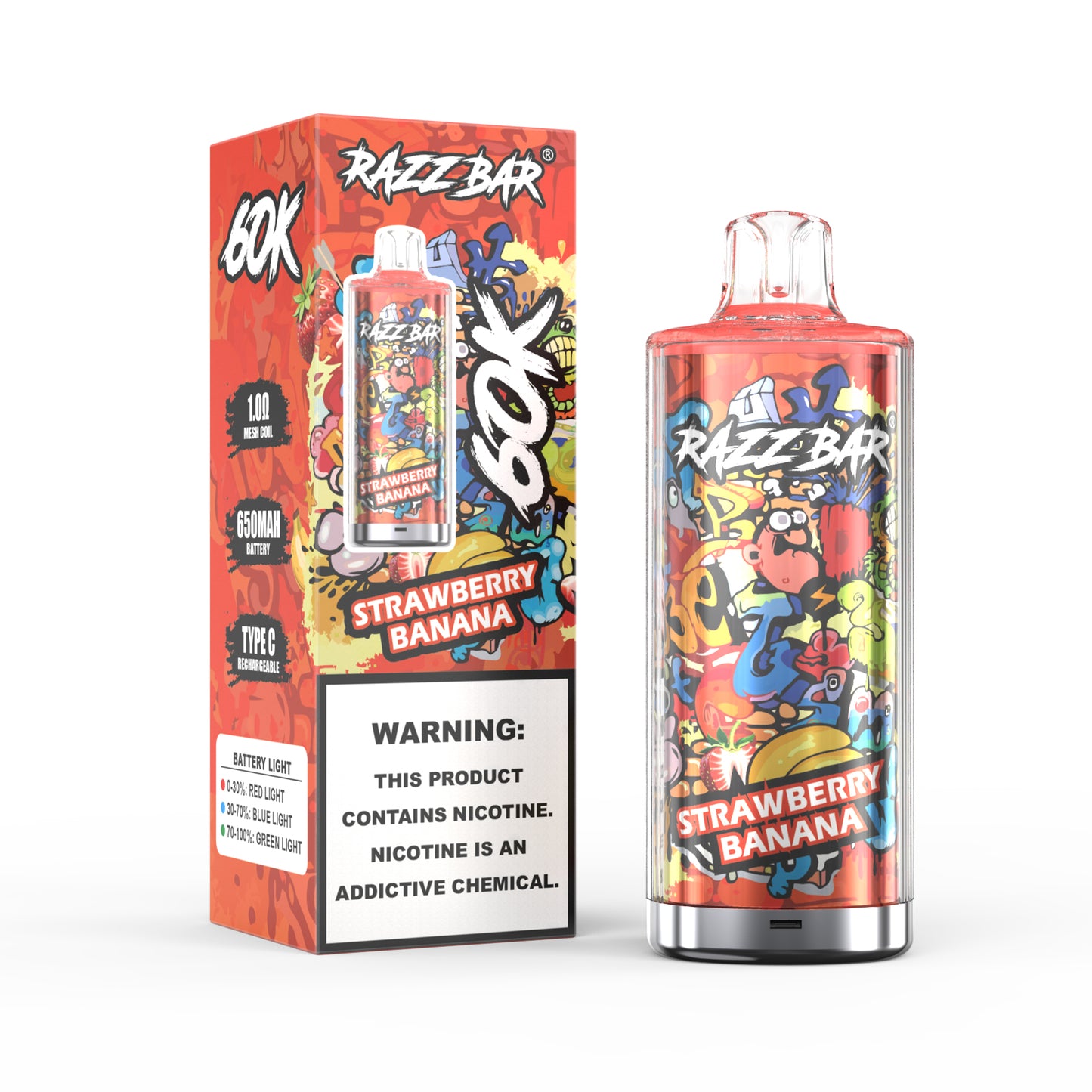 Razz Bar 60000 Crystal Vape 60K Züge