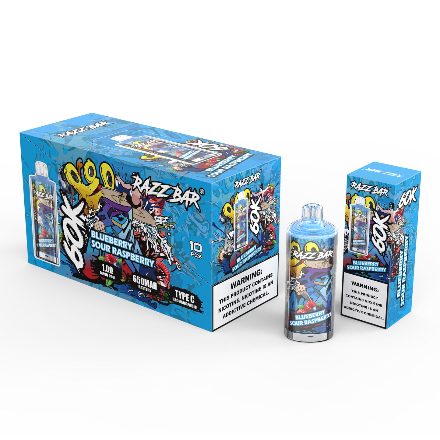 Razz Bar 60000 Crystal Vape 60K Züge