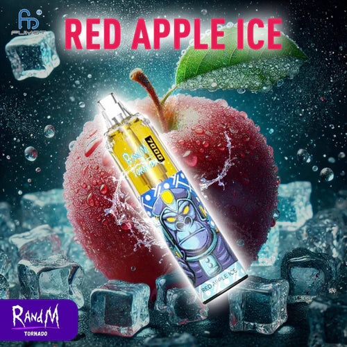 RandM Tornado 7000 Puffs Vape Red Apple Ice