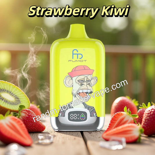 Strawberry Kiwi RandM Tornado 12000