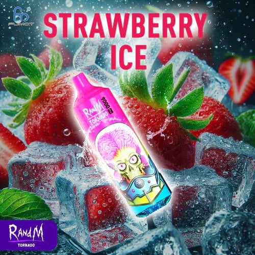RandM Tornado 9000 Züge Strawberry Ice