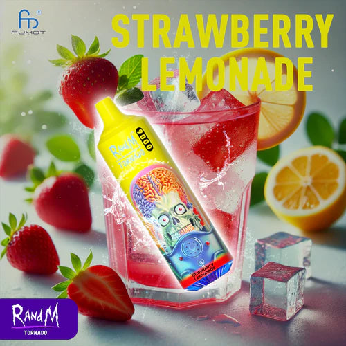 RandM Tornado 9K Vape Strawberry Lemonade