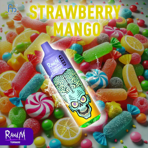RandM Tornado 9000 Puffs Strawberry Mango