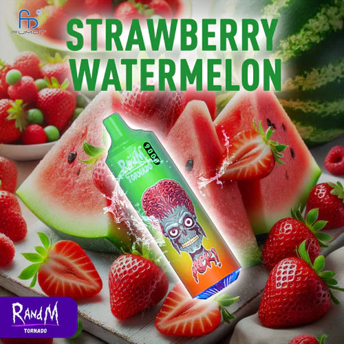 RandM Tornado 9000 Puffs Strawberry Watermelon