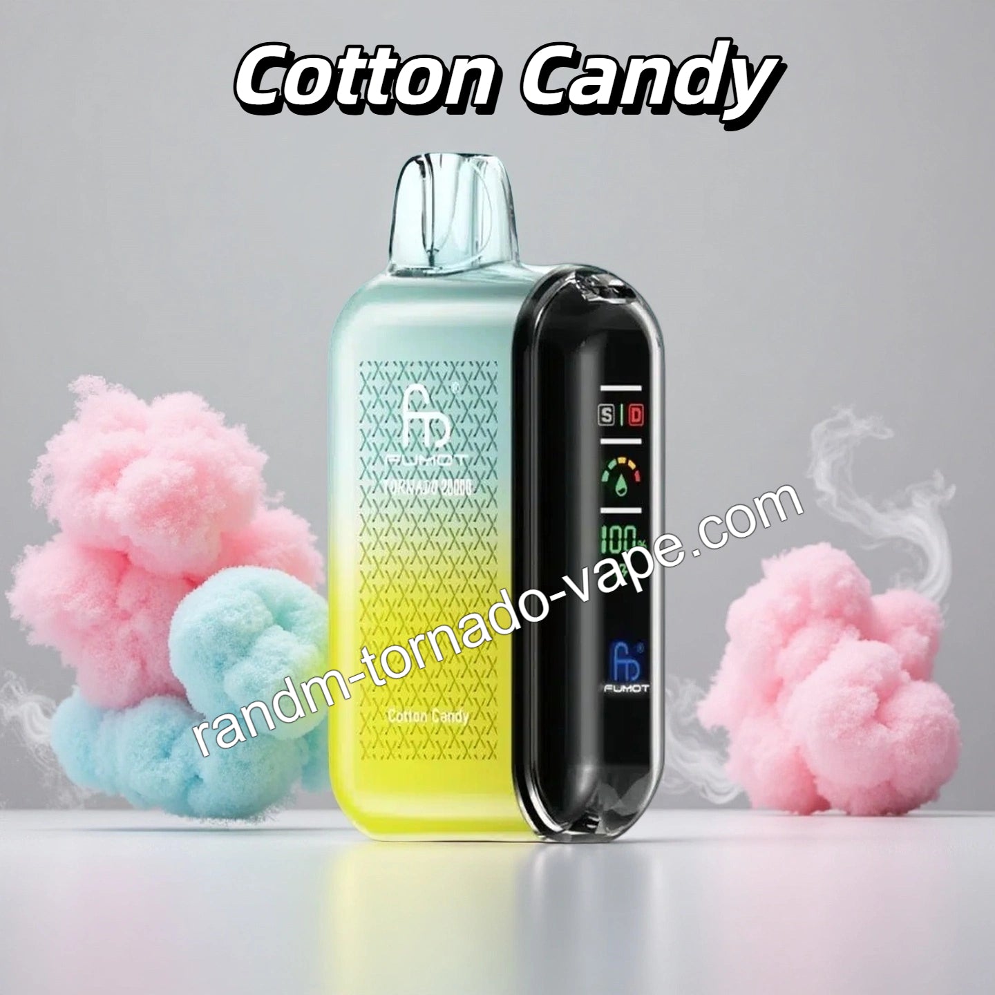 RandM Tornado Vape 20000 Puffs - Cotton Candy