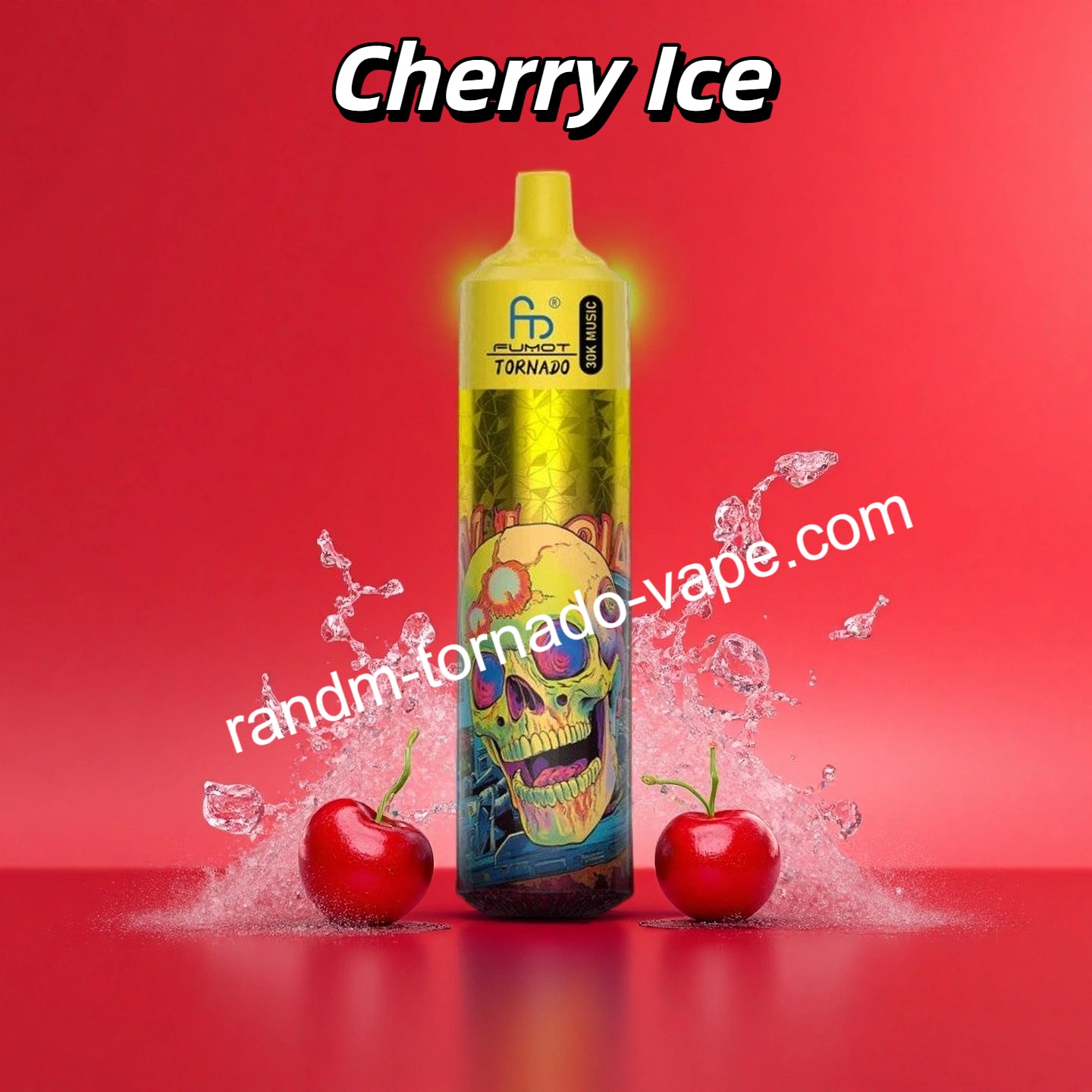 Cherry Ice RandM Tornado 30000 Puffs Vape 