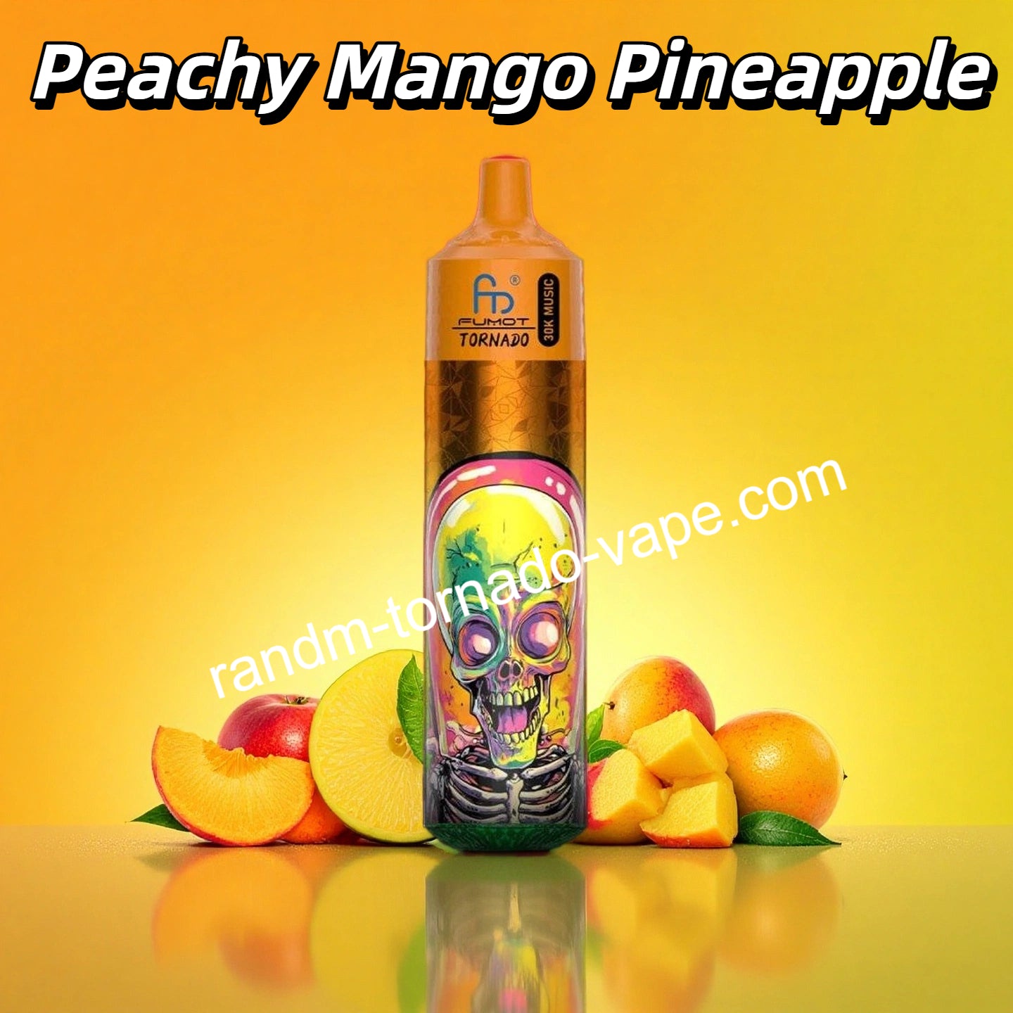 Peachy Mango Pineapple RandM Tornado 30000