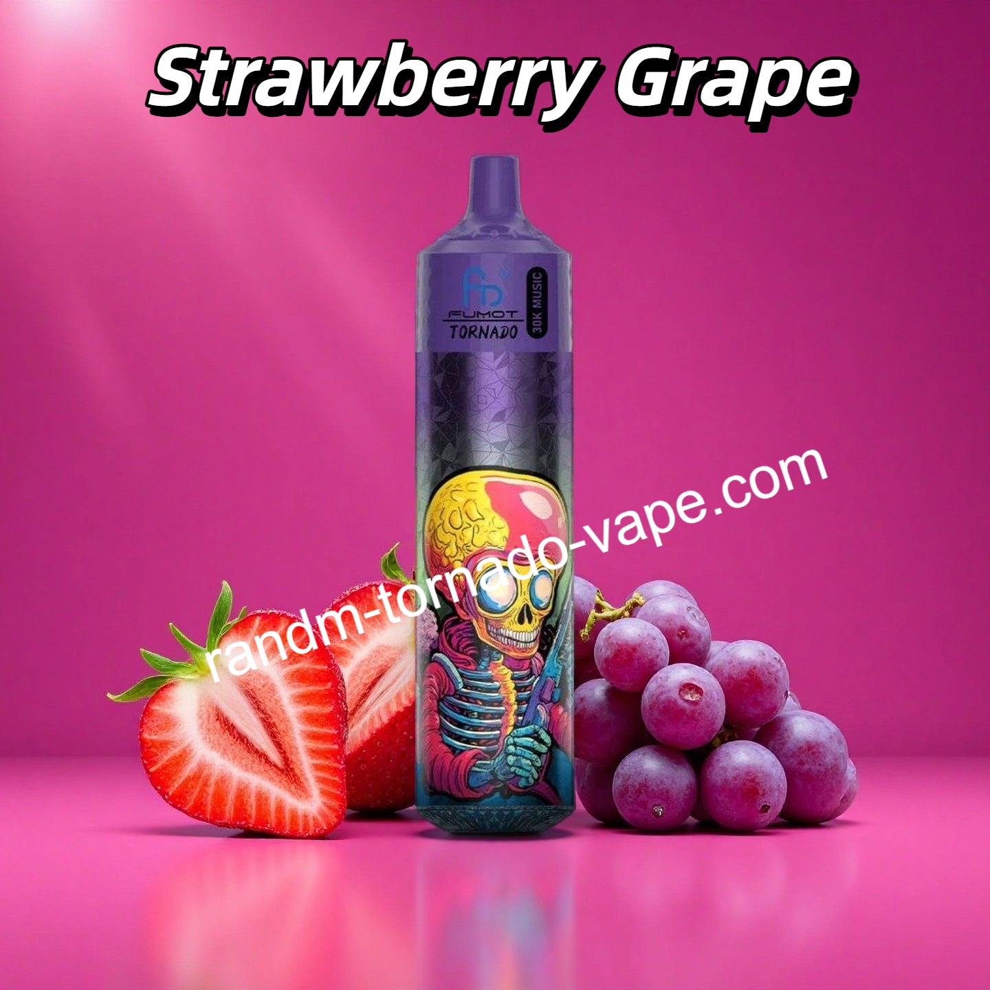 RandM Tornado 30000 Puffs Strawberry Grape Vape 