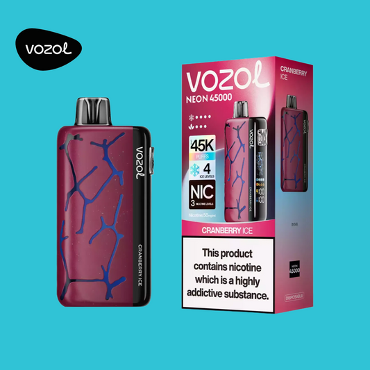 Cranberry Ice Geschmack Vozol Neon 45000 Vape