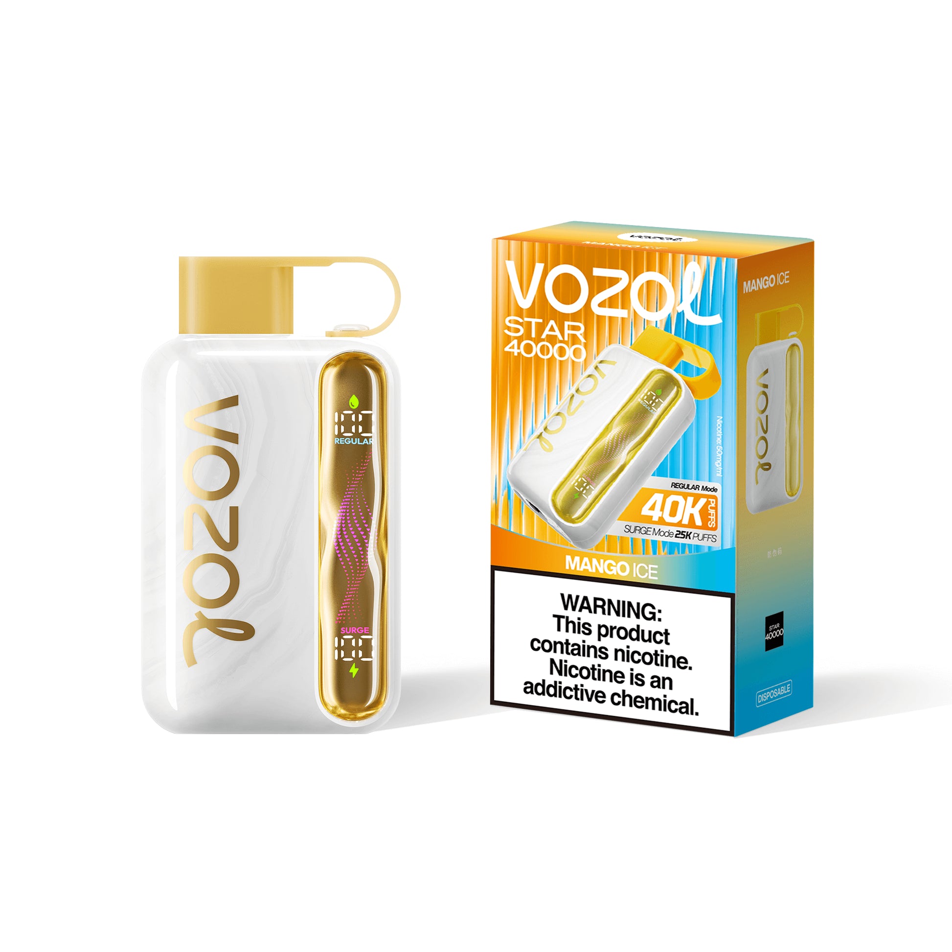 40000 Puffs Mango Ice Vozol Star 40K Vape Randmtornadovape 40000 Puffs Mango Ice Vozol Star 40K Vape Randmtornadovape