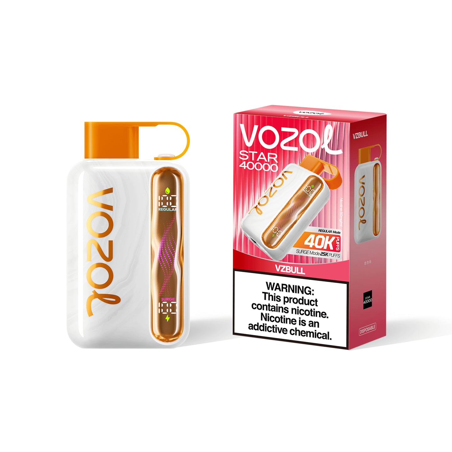 Vapeur Vozol Star 40000 bouffées à double mode Vzbull