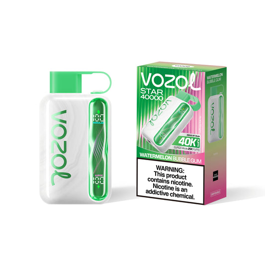 Watermelon Bubble Gum Vozol Star 40K Puffs Vape