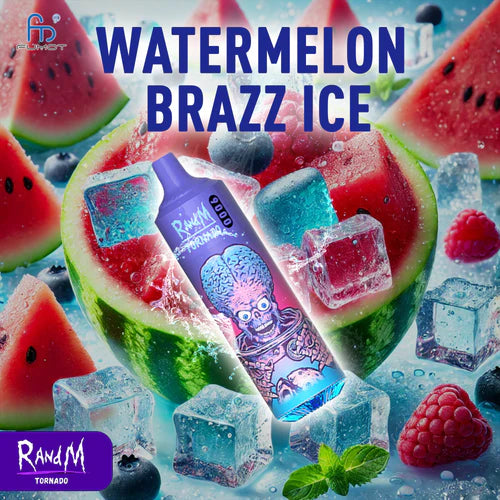 RandM Tornado 9000 Puffs Watermelon Brazz Ice