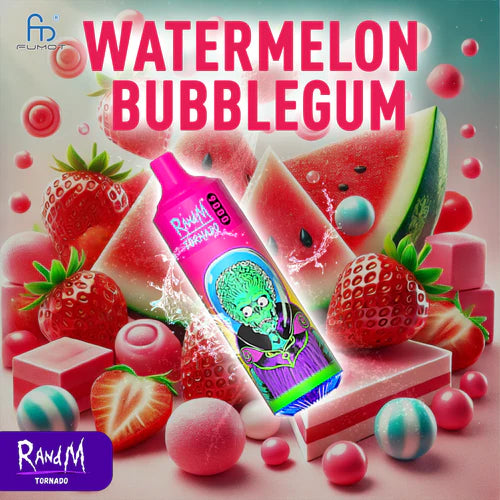RandM Tornado 9000 Puffs Watermelon Bubblegum