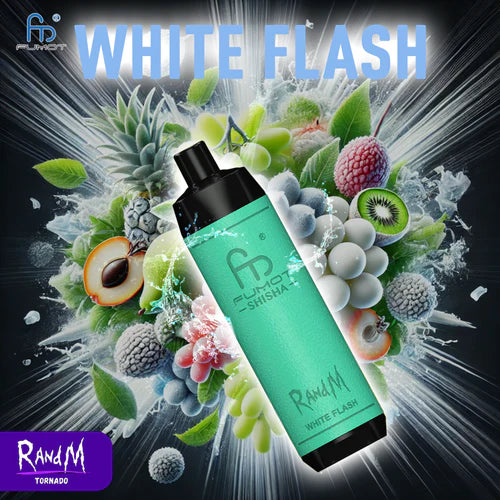 RandM Shisha 10000 Vape White Flash